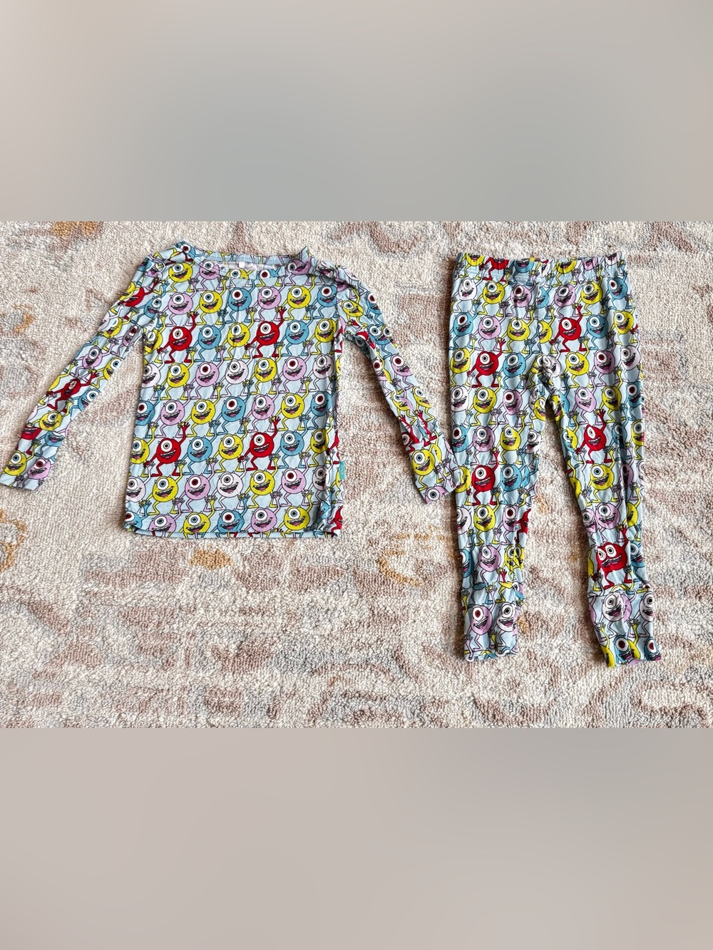 Posh Peanut Monsters Inc PJs Pajamas Long Sleece 2t